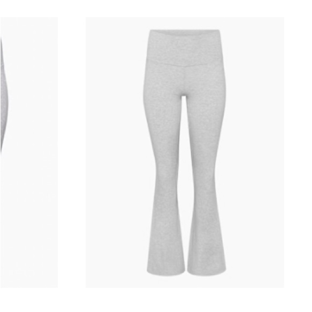 Aritzia Gray Flared Leggings